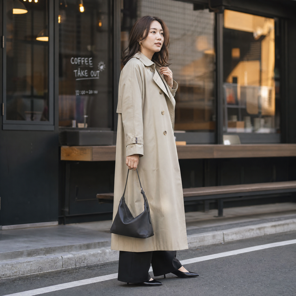 都会で通勤する女性がオシャレに持つCORDELIAの上質な本革ミニバッグ